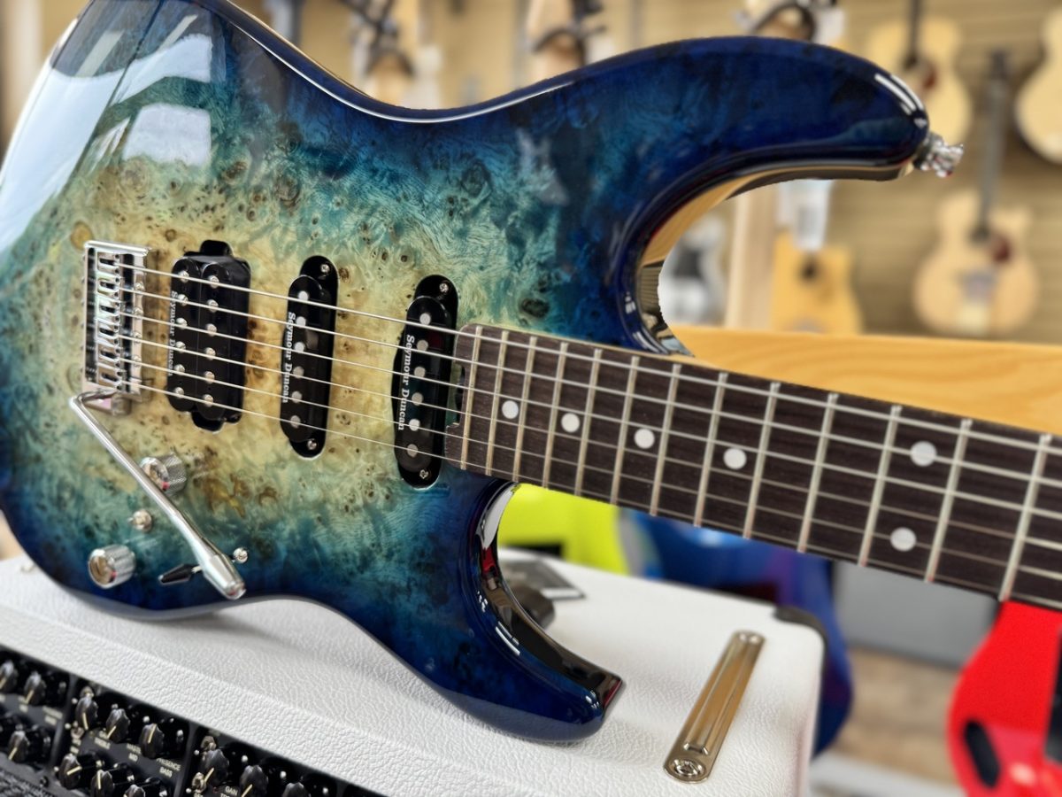 ESP Original Japan Snapper CTM Nebula Blue Burst | Killerburst Guitars