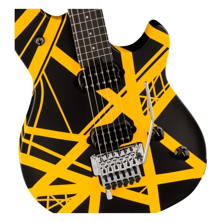 USED EVH Wolfgang Special Black Yellow Striped