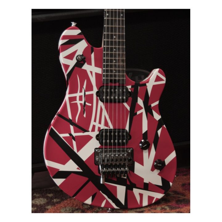 USED EVH Wolfgang Special Red White Black Striped