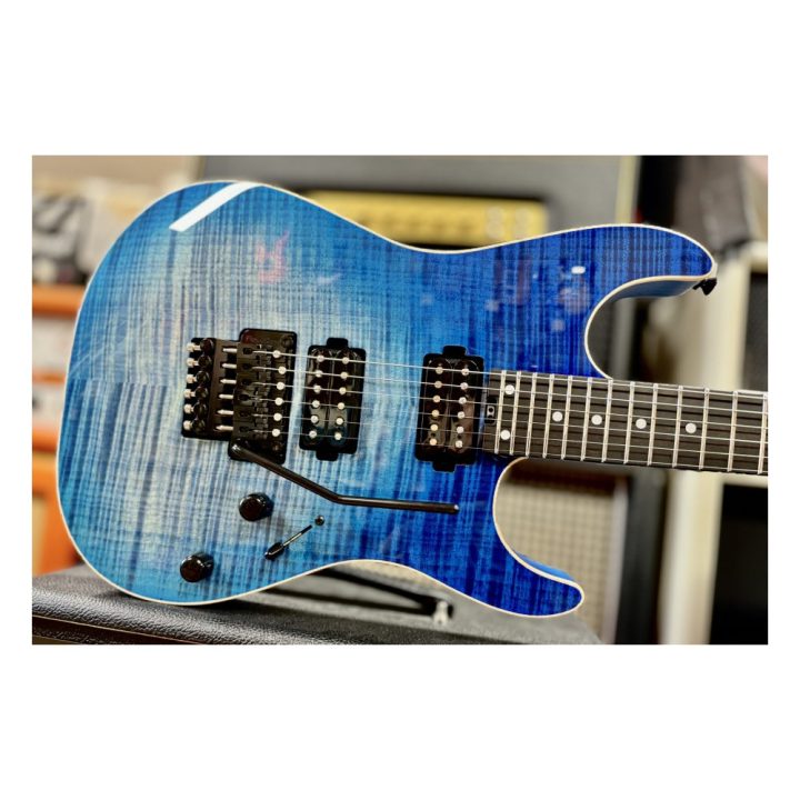 Schecter Sunset Custom II 24 HH FR Pacific Blue