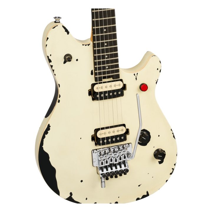 EVH LIMITED EDITION WOLFGANG® SPECIAL STRIPED SERIES, DISTRESSED IVORY